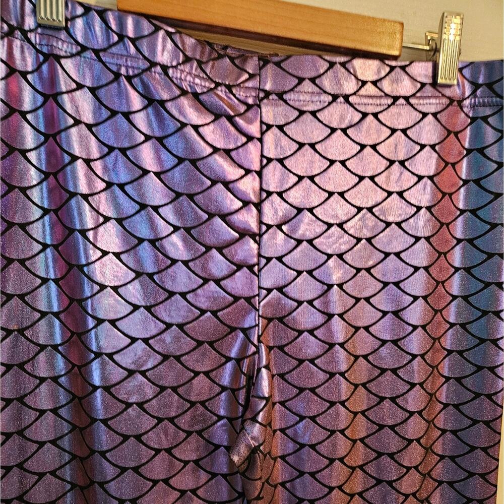 Mermaid leggings from the Spirit Store Purple and Black size L - Picture 2 of 4